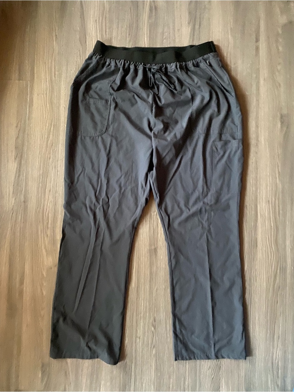 Men's Black Pull-On Stretch Pants